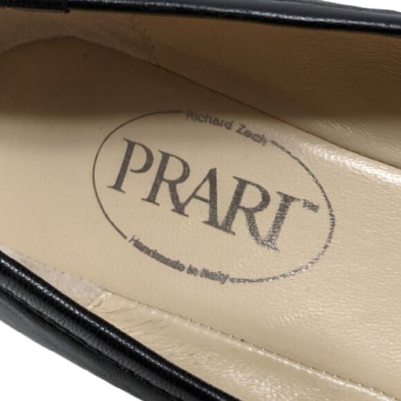 RICHARD ZECH PRARI Italian Leather Bow Wedges 8.5 - Picture 7 of 9